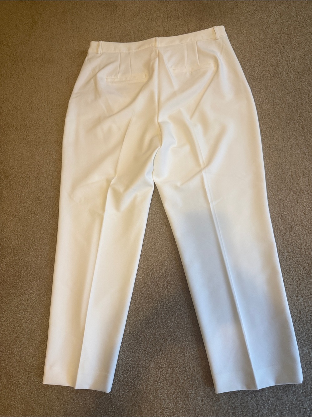 White Express Editor Ankle Pants Suit Size 16 Long/XL - Picture 10 of 13